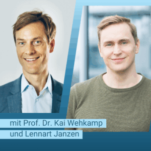 Tiplu Unplugged Folgenbild mit Porträts der Speaker Prof. Dr. Kai Wehkamp und Lennart Janzen - Thema LLMs in der Medizin / KI-Arztbriefschreibung