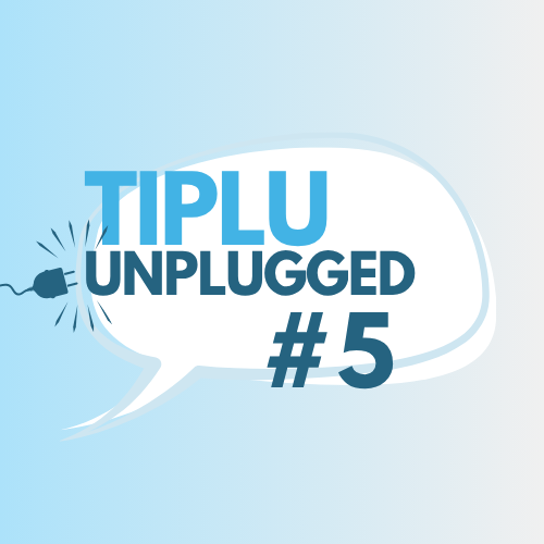 Tiplu Unplugged Session #5 Teaserbild mit Logo auf Blautönen